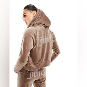 Juicy Couture Light Brown Velour Track Suit